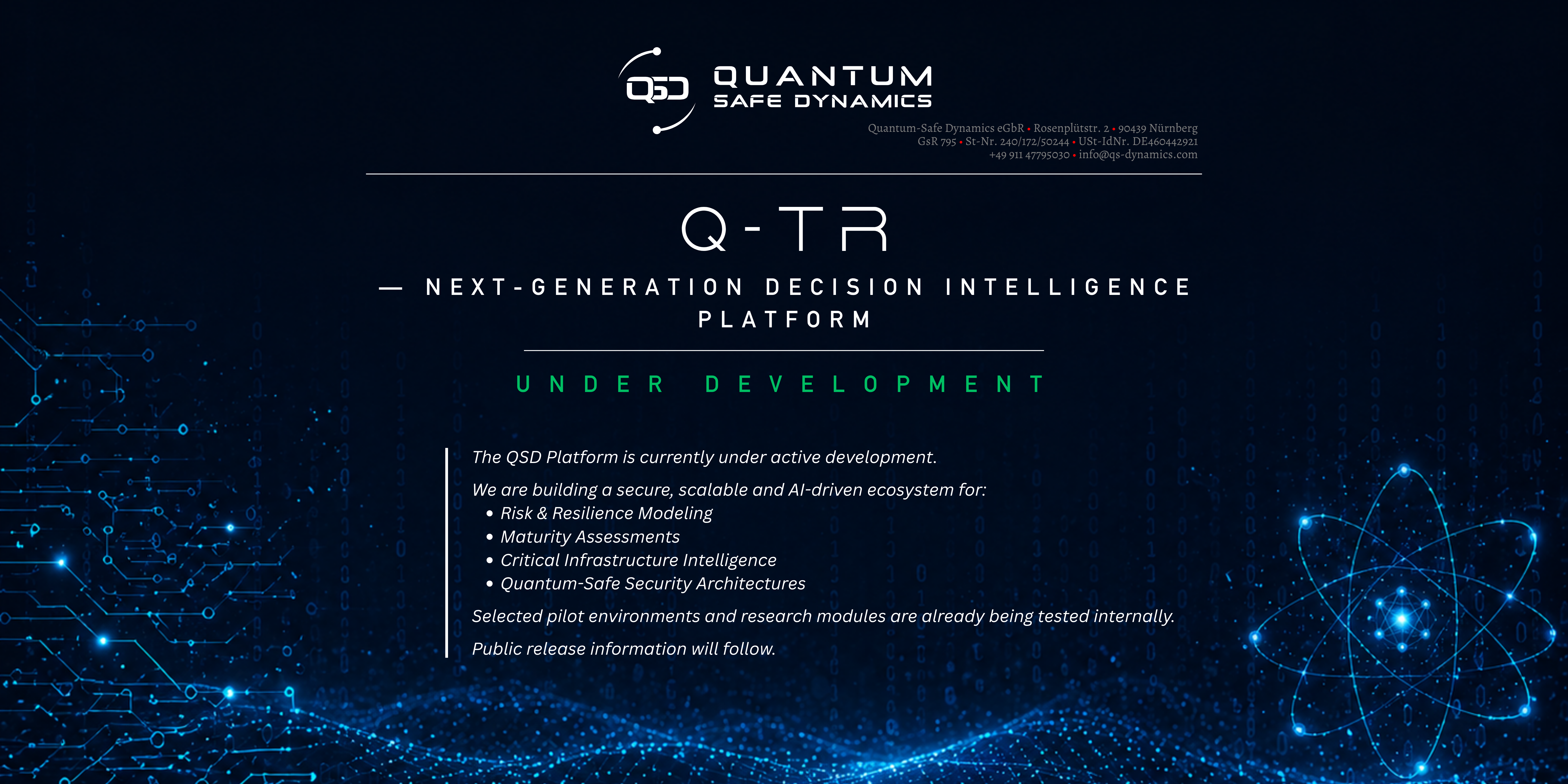 Q-TR Platform Under Development